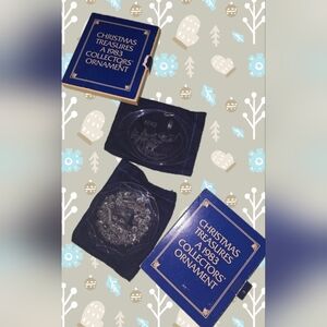 Vintage 1983 Christmas Treasures Collectors Ornaments